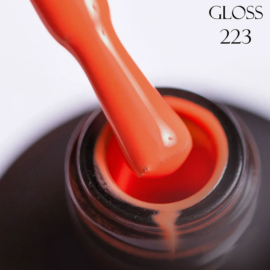 Гель-лак GLOSS 223 (гарбузовий), 11 мл