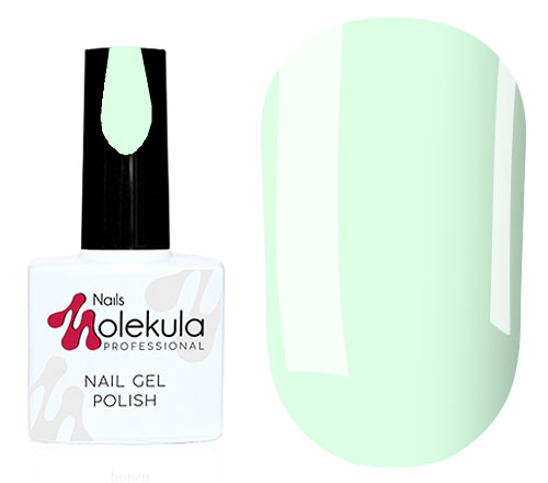 Гель-лак Molekula №119 (бирюзово-зеленый, эмаль), 11 мл