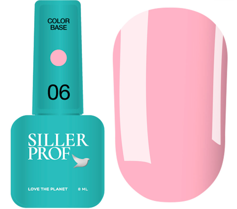 Siller База для нігтів Color Base №06, 8 мл