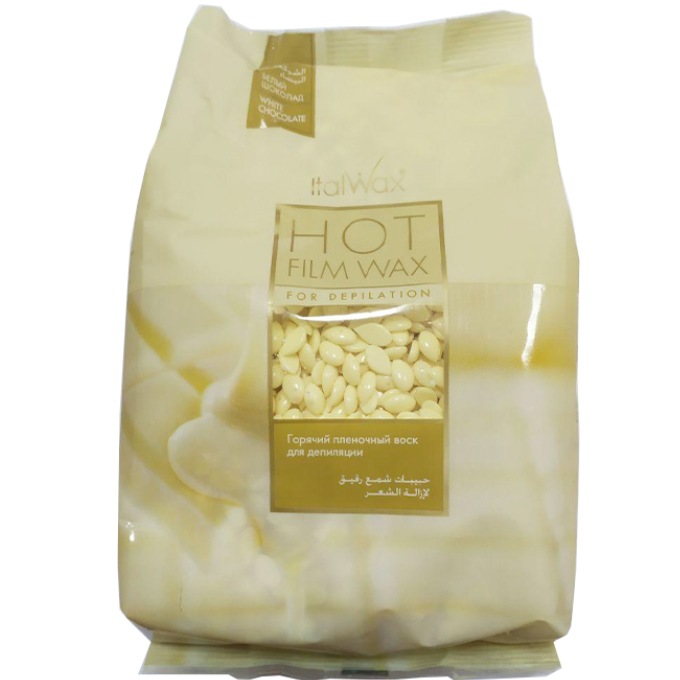 ITALWAX Hot wax granules White chocolate, 1000 ml