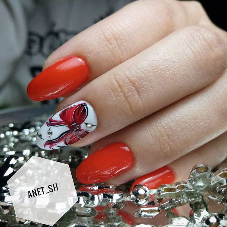 Гель-лак Kira Nails №037 (яскраво-червоний, емаль), 6 мл