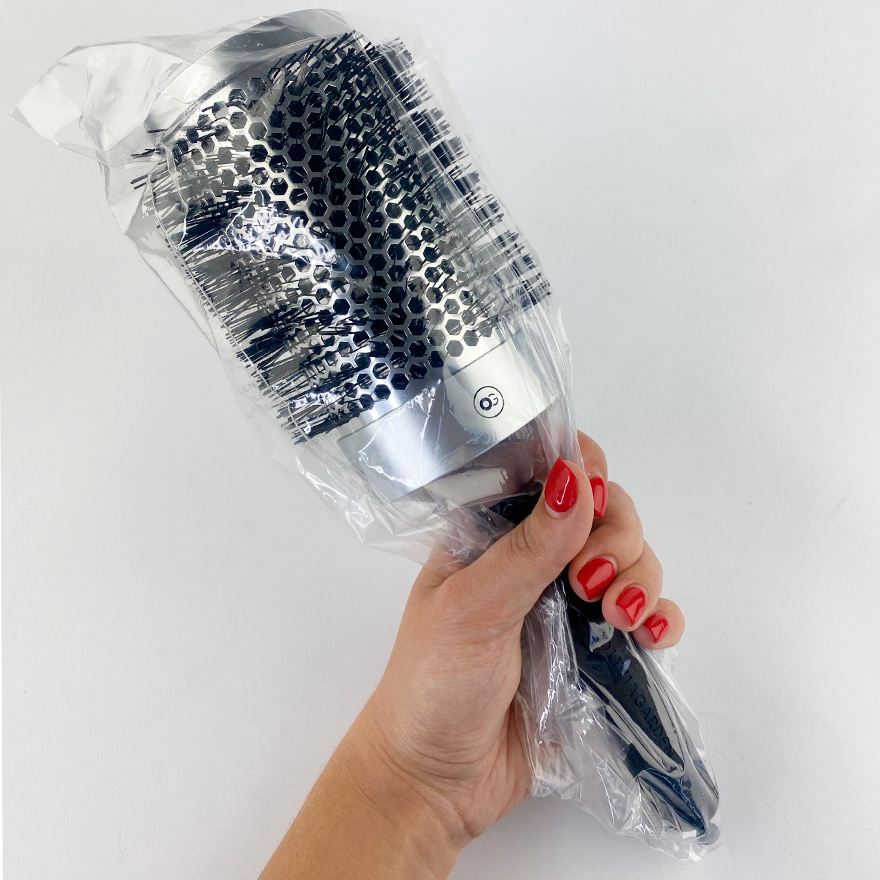 Olivia Garden Thermobrushing essential blowout Classic Silver 65 mm