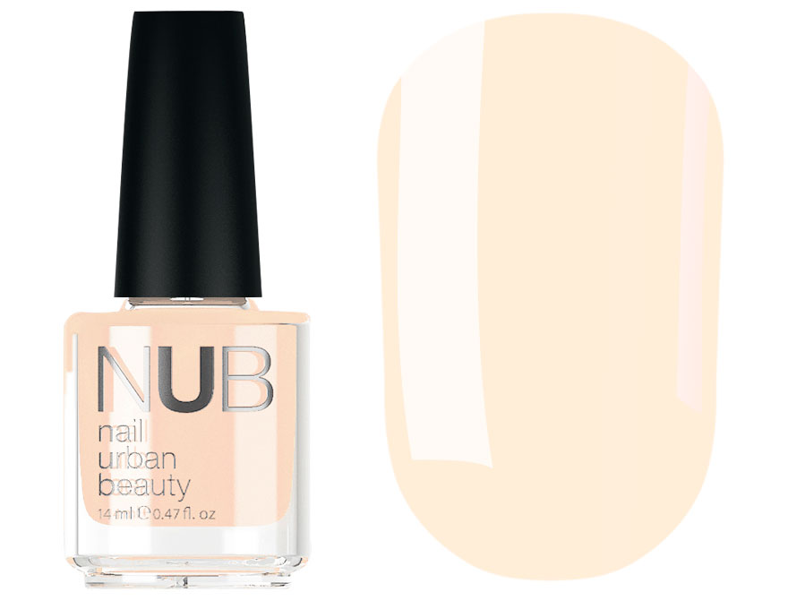 Nail Polish NUB 033 Almond Cream (pale orange-peach, enamel), 14 ml