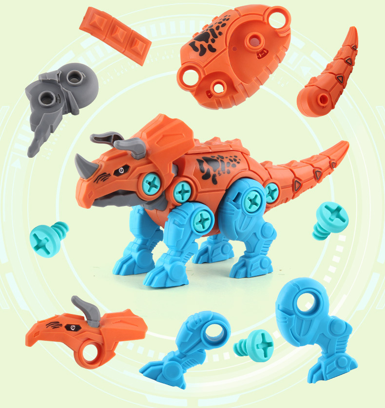 Children's toy - constructor, Triceratops