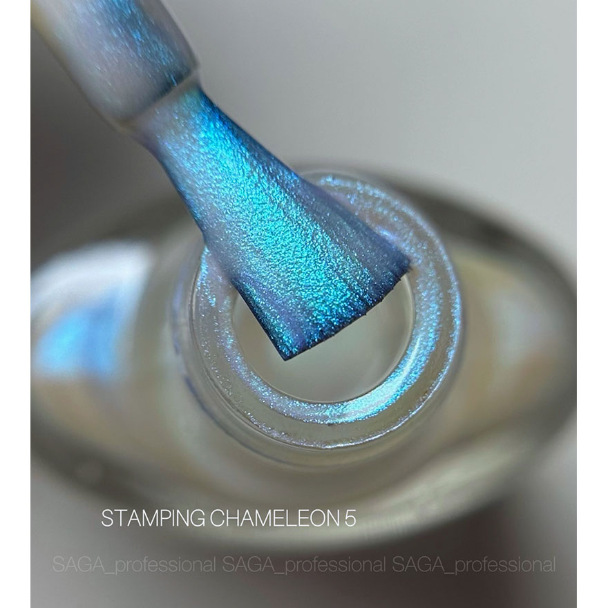 SAGA professional lacquer paint for stamping CHAMELEON 05, 8 ml