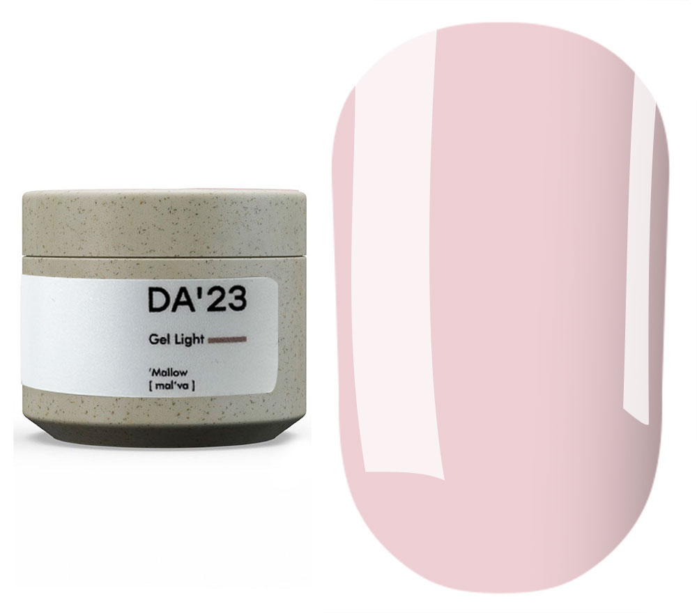 DA_23 Гель лайт Mallow [malva] мальва, 15 мл