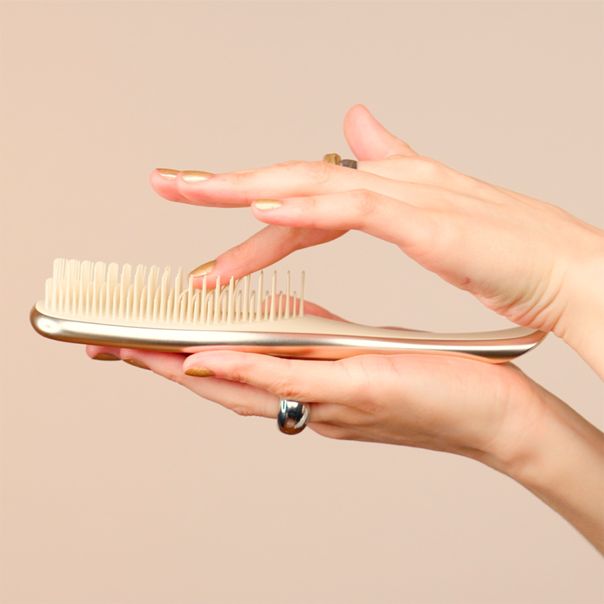Tangle Teezer Hair Comb The Ultimate Detangler Chrome Neo Gold