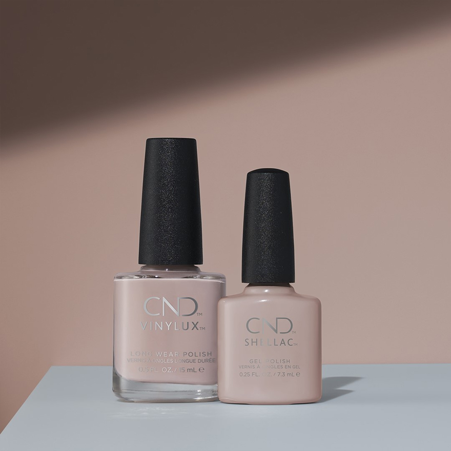 Gel varnish CND Shellac Change Sparker (gray-beige, enamel), 7,3 ml