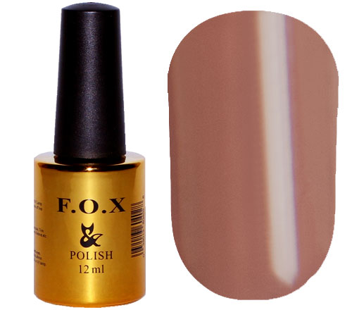 FOX gel varnish No. 155 (brown-pink, enamel), 12 ml