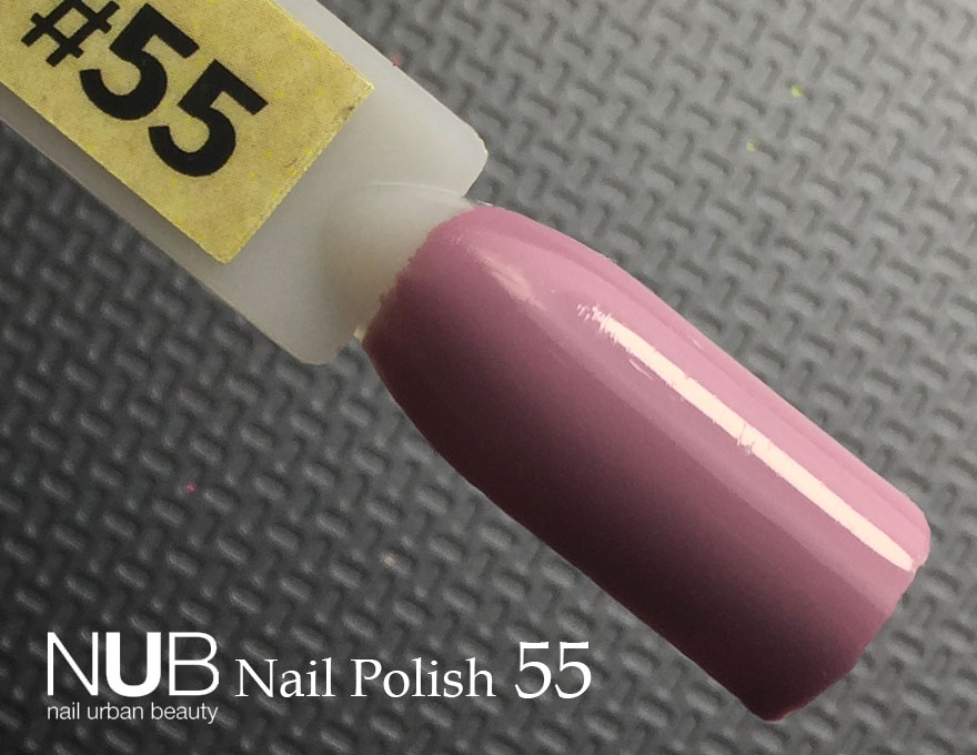Nail polish NUB 055 Kylie's Lips (smoky pink, enamel), 14 ml