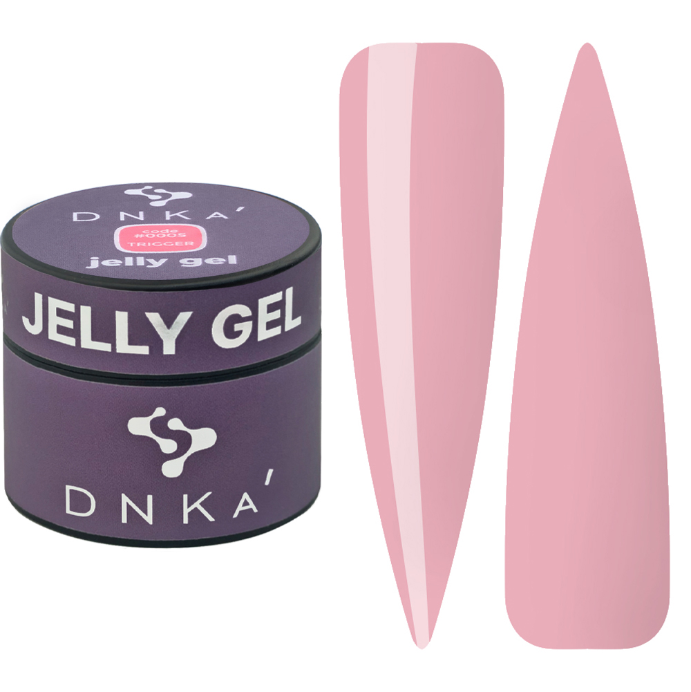 DNKa Gelly Gel 0005 Trigger gel-jelly (dusty pink), 15 ml