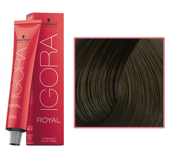 Professional hair dye IGORA Royal 6-1 dark blond sandre, 60 ml