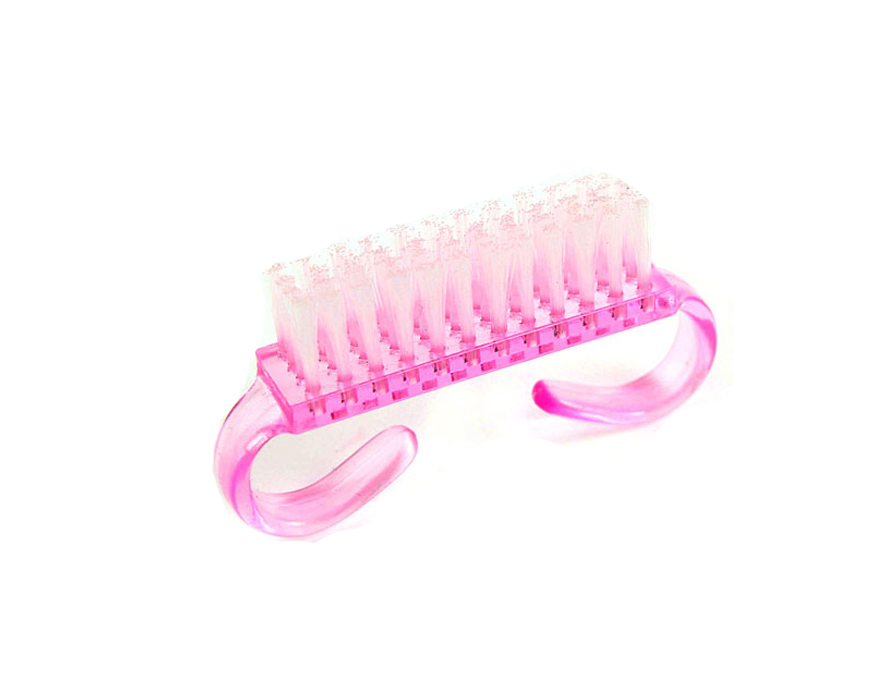 Brush for removing dust, for nails without handle, mini (pink) Brush for removing dust, for nails without handle, mini (pink)