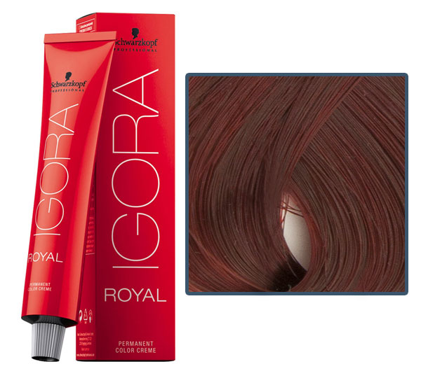 Профессиональная краска для волос Igora Royal 6-88 темно-русый шоколадный интенсивный, 60 мл