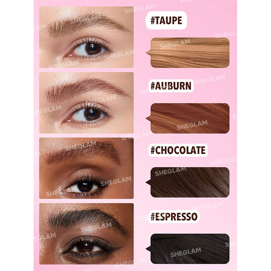 Sheglam Помадка для брів Brow-Fection Angled Brush & Dip-Taupe, 1,2 мл
