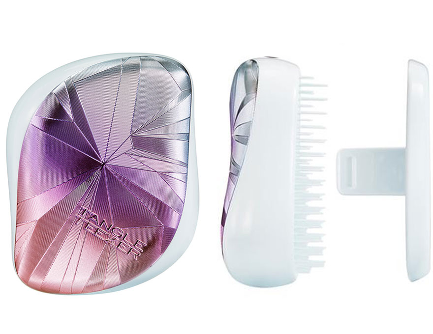 Tangle Teezer Расческа для волос Compact Styler Smashed Holo Blue Tangle Teezer Расческа для волос Compact Styler Smashed Holo Blue