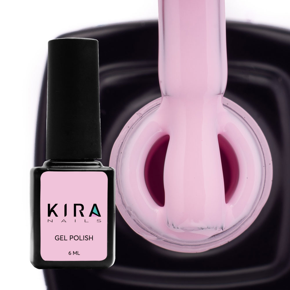 Kira Nails gel varnish No. 105 (light pink, enamel), 6 ml