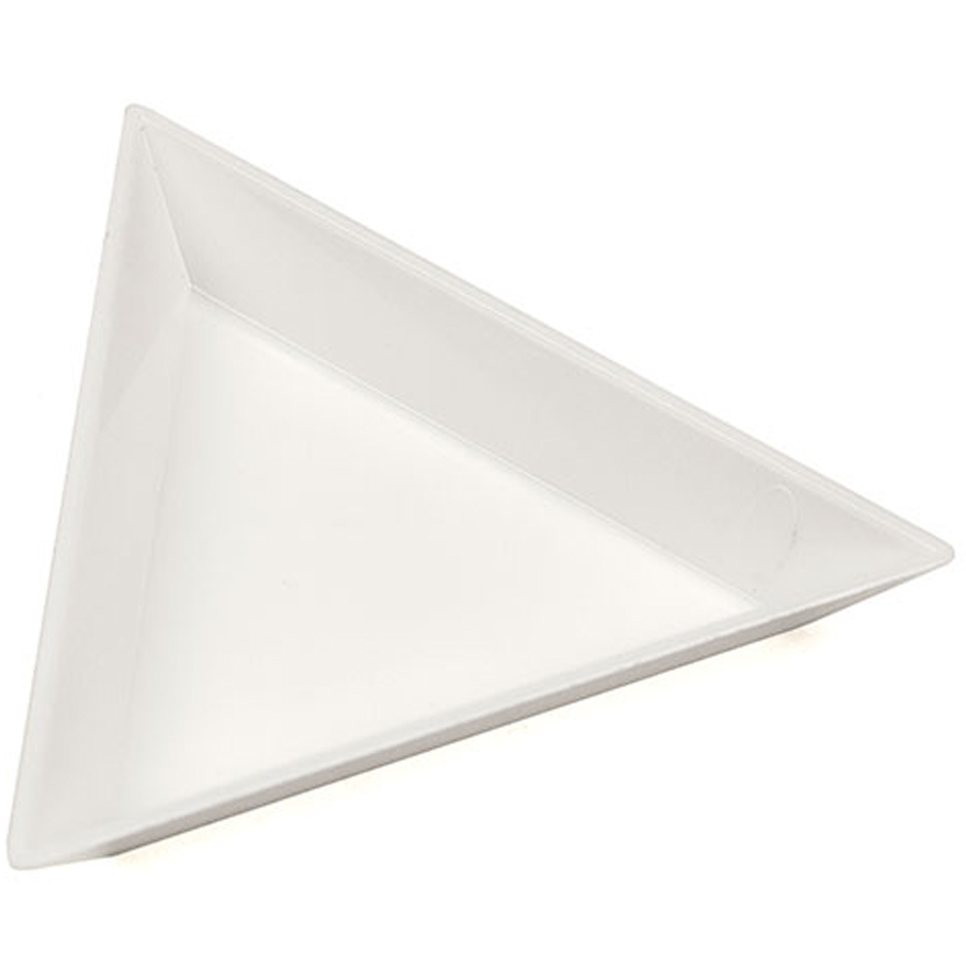 Tray for rhinestones and decor in the shape of a triangle Tray for rhinestones and decor in the shape of a triangle