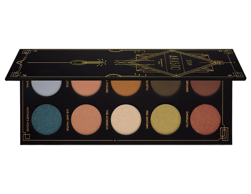 ZOEVA Aristo Eyeshadow Palette - eye shadow palette, 10 x 1.5 g