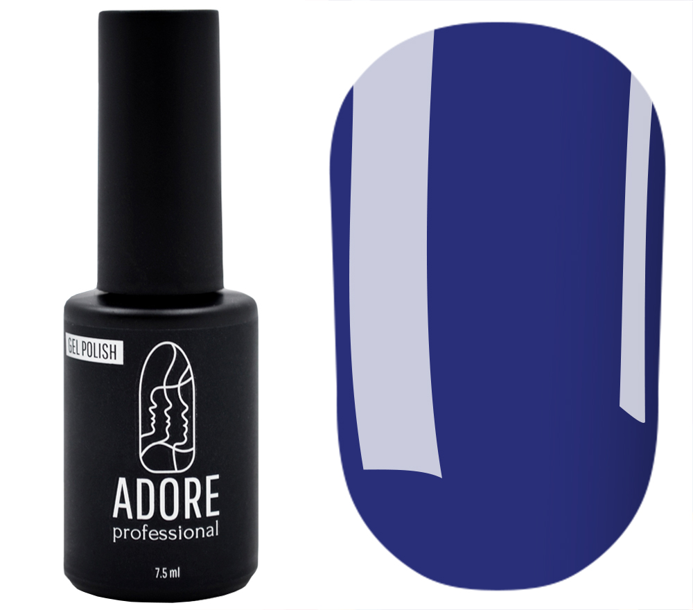 Гель-лак ADORE Professional №409 (кобальтовый синий, эмаль), 7,5 мл