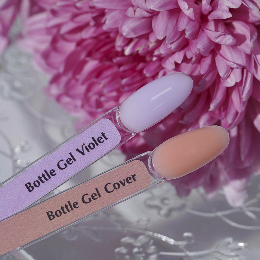 Komilfo Bottle Gel Cover with brush, 15 ml