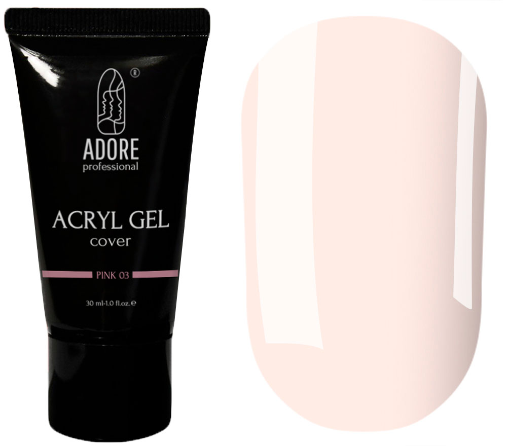 ADORE Acryl Gel №003 (светло-розовый), 30 мл