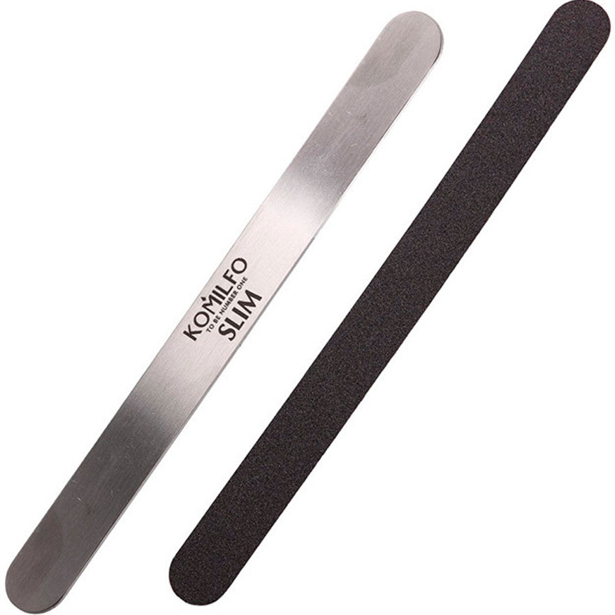 Komilfo replacement files for manicure - SLIM, 240 grit, 12 / 135mm, 50 pcs Komilfo replacement files for manicure - SLIM, 240 grit, 12 / 135mm, 50 pcs