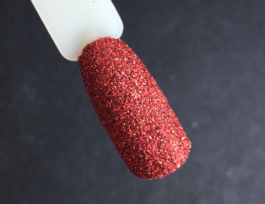 Komilfo spangles 004, size 0.1 mm, (red, hologram), 2.5 g Komilfo spangles 004, size 0.1 mm, (red, hologram), 2.5 g