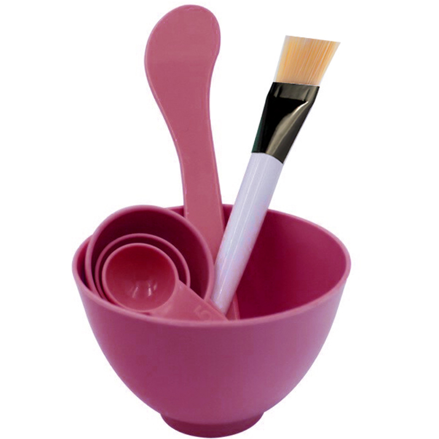 Set for cosmetic masks 4 in 1 (small), pink Set for cosmetic masks 4 in 1 (small), pink