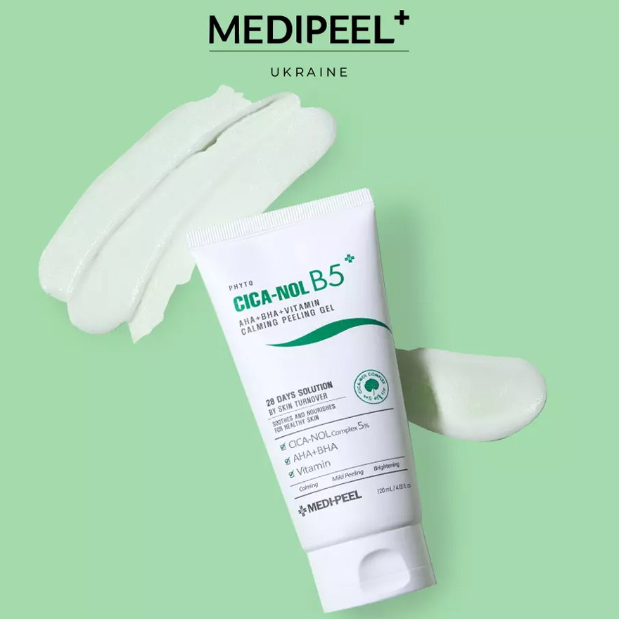 УЦЕНКА до 10.2026 MEDI-PEEL Пилинг-гель успокаивающий витаминный для лица Phyto Cica-Nol B5 AHA BHA Vitamin Calming Peeling Gel, 120 мл