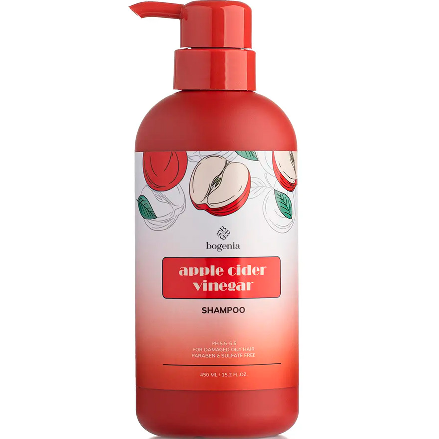 BOGENIA Apple Cider Vinegar Shampoo, 450 ml