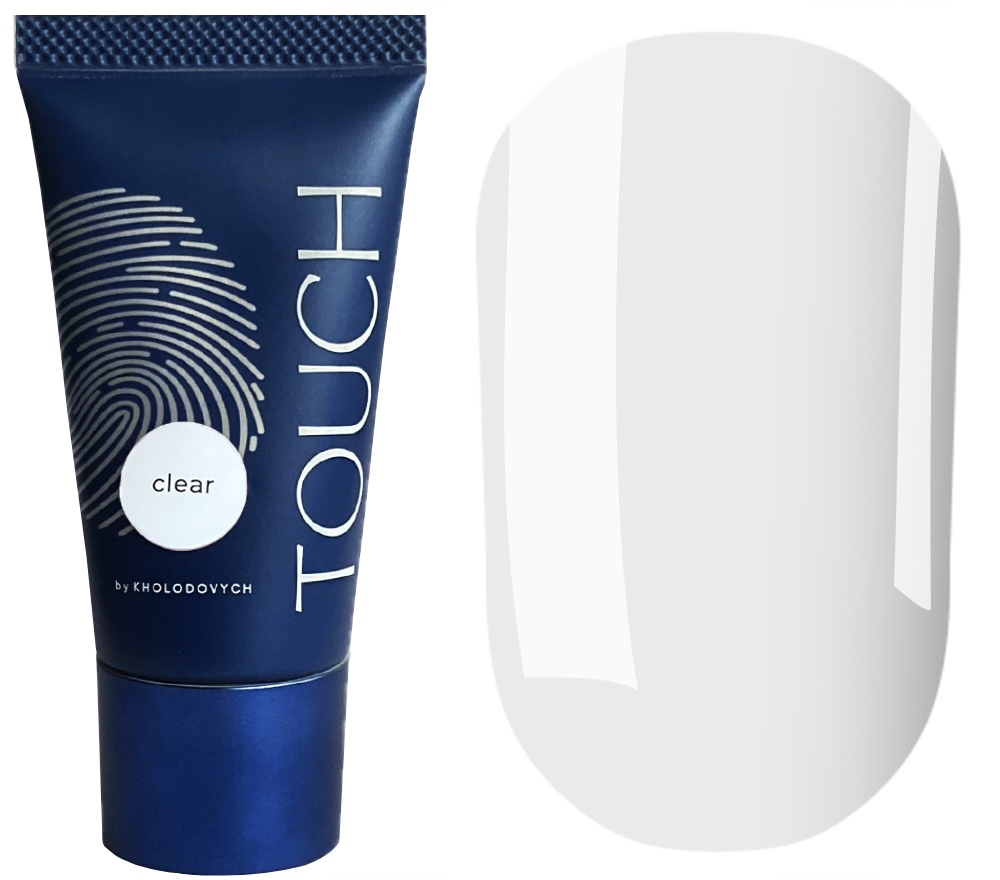 Touch Полигель для ногтей Polygel Clear, 30 мл