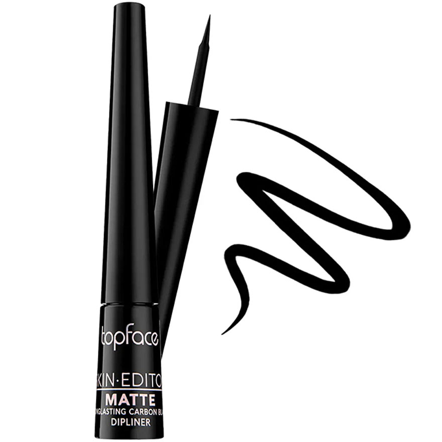 TopFace Подводка для глаз "Matte Carbon", 2,5 мл