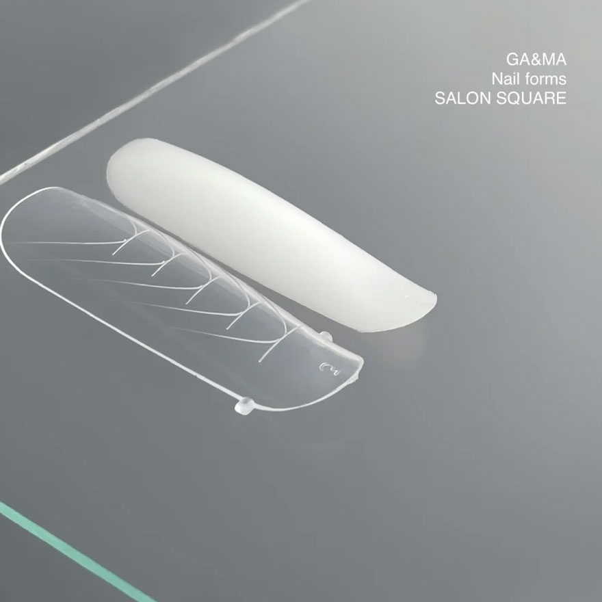 Ga&Ma Верхні форми Nails forms Salon square collaboration with