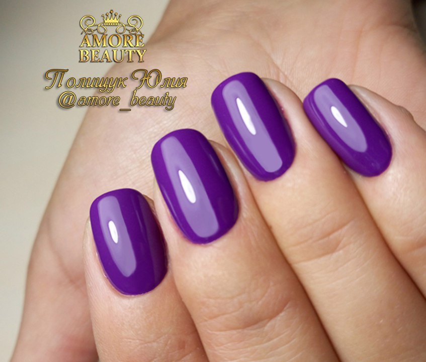 Gel Polish Komilfo Deluxe Series D223 (plum purple, enamel), 8 ml.