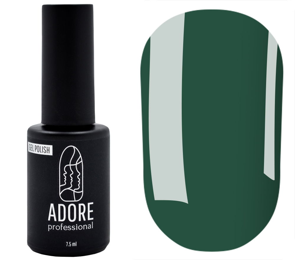 Гель-лак ADORE Professional №430 (зелений, емаль), 8 мл