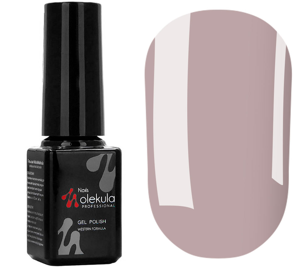 Molekula gel varnish No. 128 (brown-pink, enamel), 6 ml
