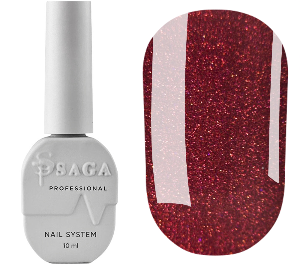 SAGA professional Gel Polish Marmalade 1 (green-yellow with flakes), 9 ml