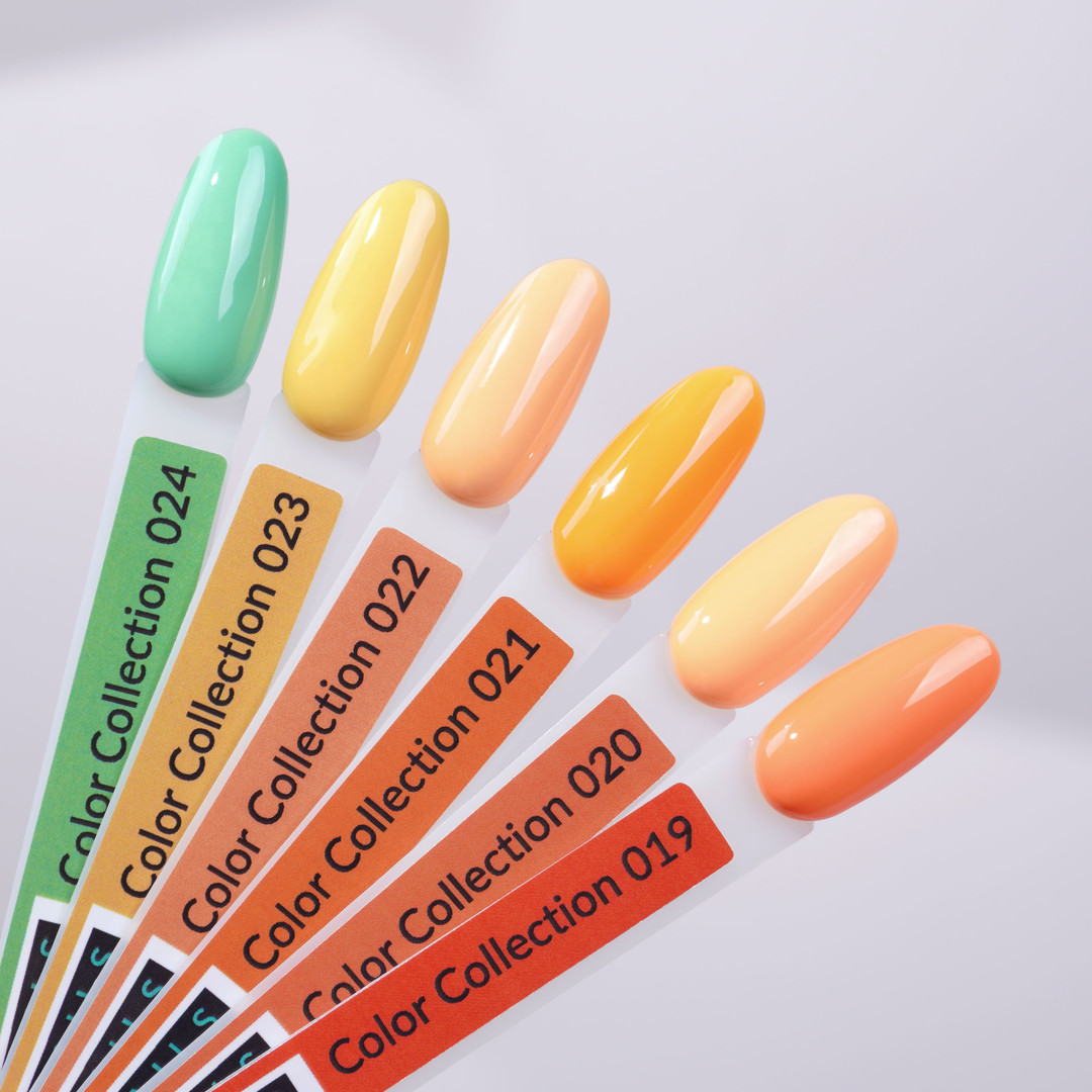Kira Nails gel varnish No. 020 (pink-peach, neon), 6 ml