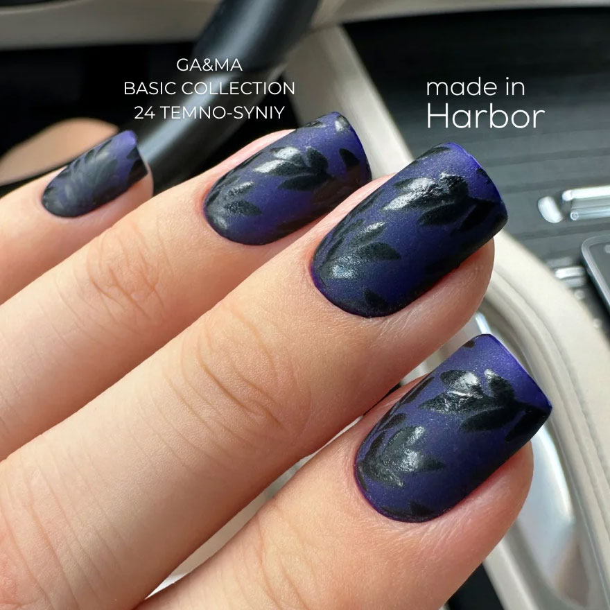 GA&MA Gel polish Basic collection 024 dark-syniy, 10 ml