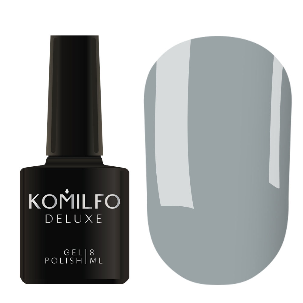 Gel Polish Komilfo Deluxe Series D139 (dark gray-blue, enamel), 8 ml. Gel Polish Komilfo Deluxe Series D139 (dark gray-blue, enamel), 8 ml.