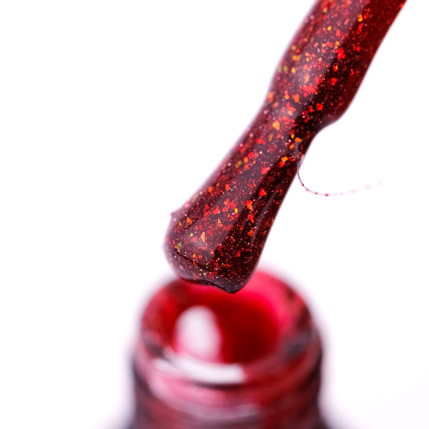 Siller Reflective Nail Base Shine Light Base No. 01 (red), 8 ml