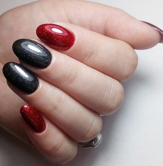 Molekula gel varnish No. 121 (black pearl, micro shine), 11 ml