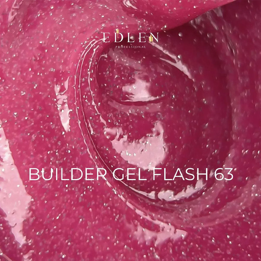 Edlen Гель для ногтей Builder gel Flash 63, 15 мл