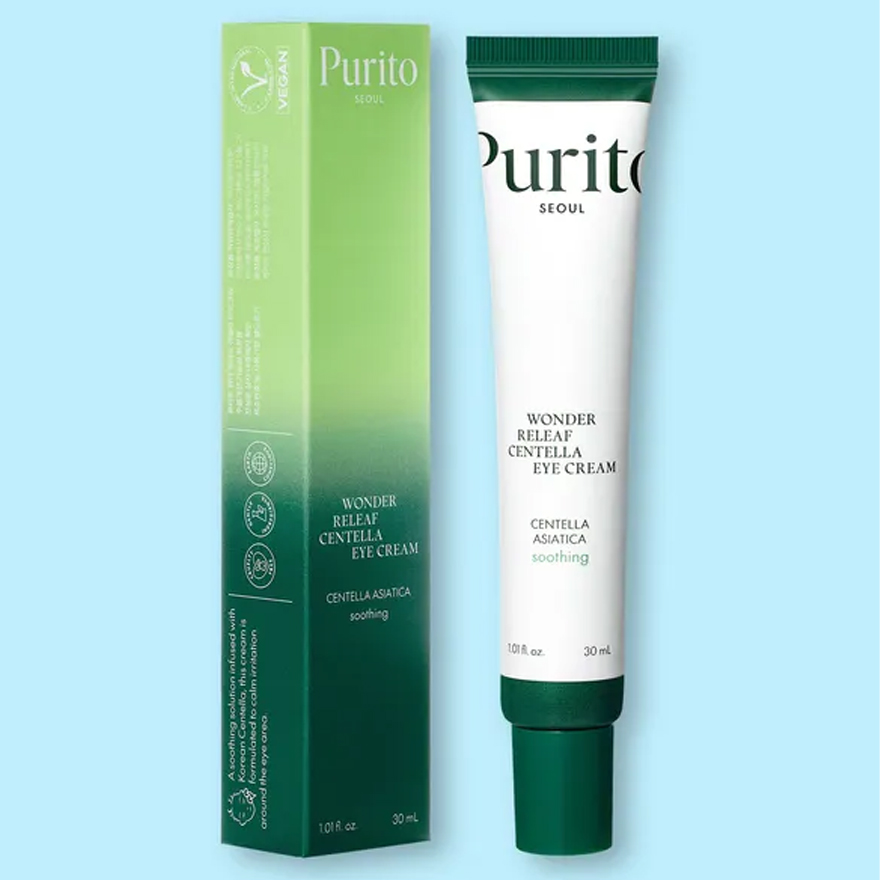 Purito Eye cream with centella and peptides Wonder Releaf Centella Eye Cream, 30 ml