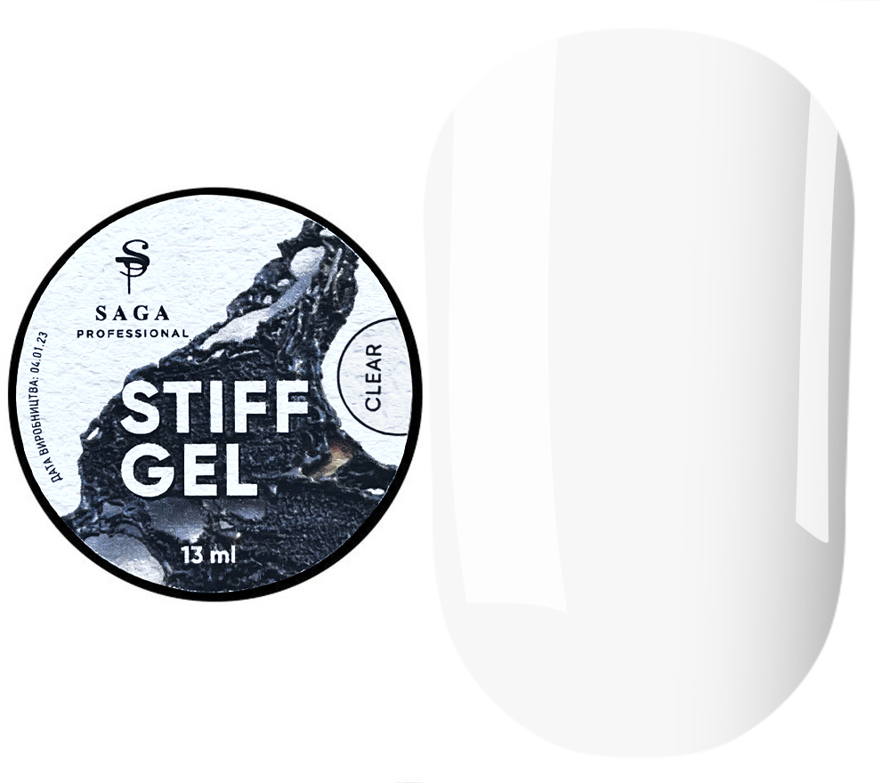 SAGA professional STIFF Gel гель-желе Clear (прозрачный), 13 мл SAGA professional STIFF Gel гель-желе Clear (прозрачный), 13 мл