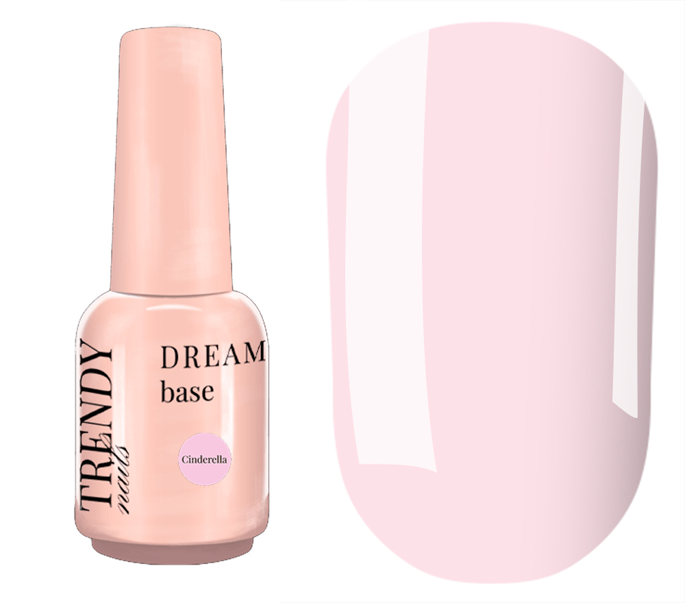 Trendy nails Dream Base Cinderella (нежно-розовый), 15 мл