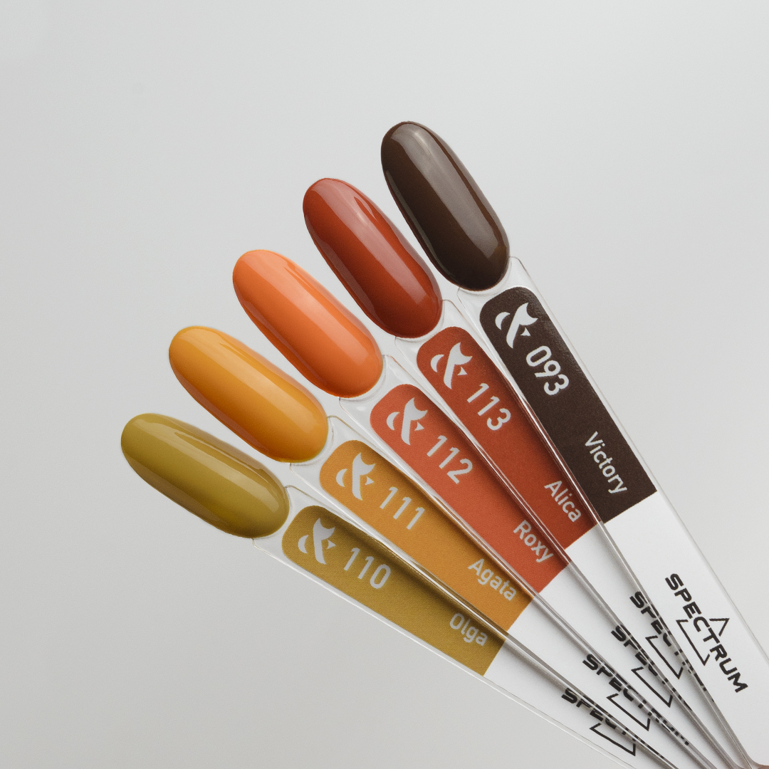 FOX Spectrum gel varnish No. 112 (orange, enamel), 7 ml FOX Spectrum gel varnish No. 112 (orange, enamel), 7 ml