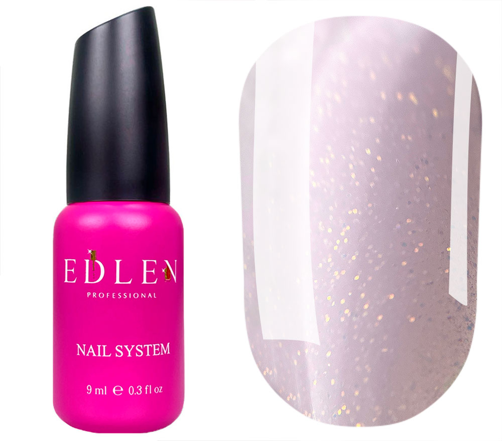 Edlen Nail base Cover base Opal 10 (milky pink with golden opal shimmer), 9 ml