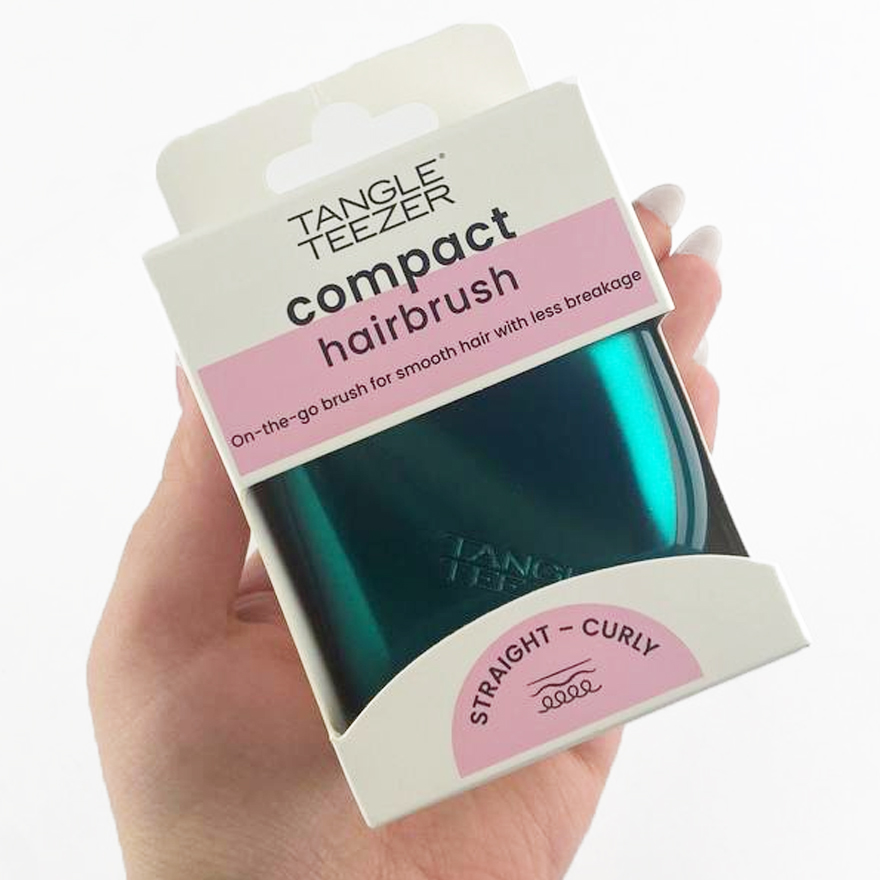 Tangle Teezer Hair Comb Compact Styler Green Jungle
